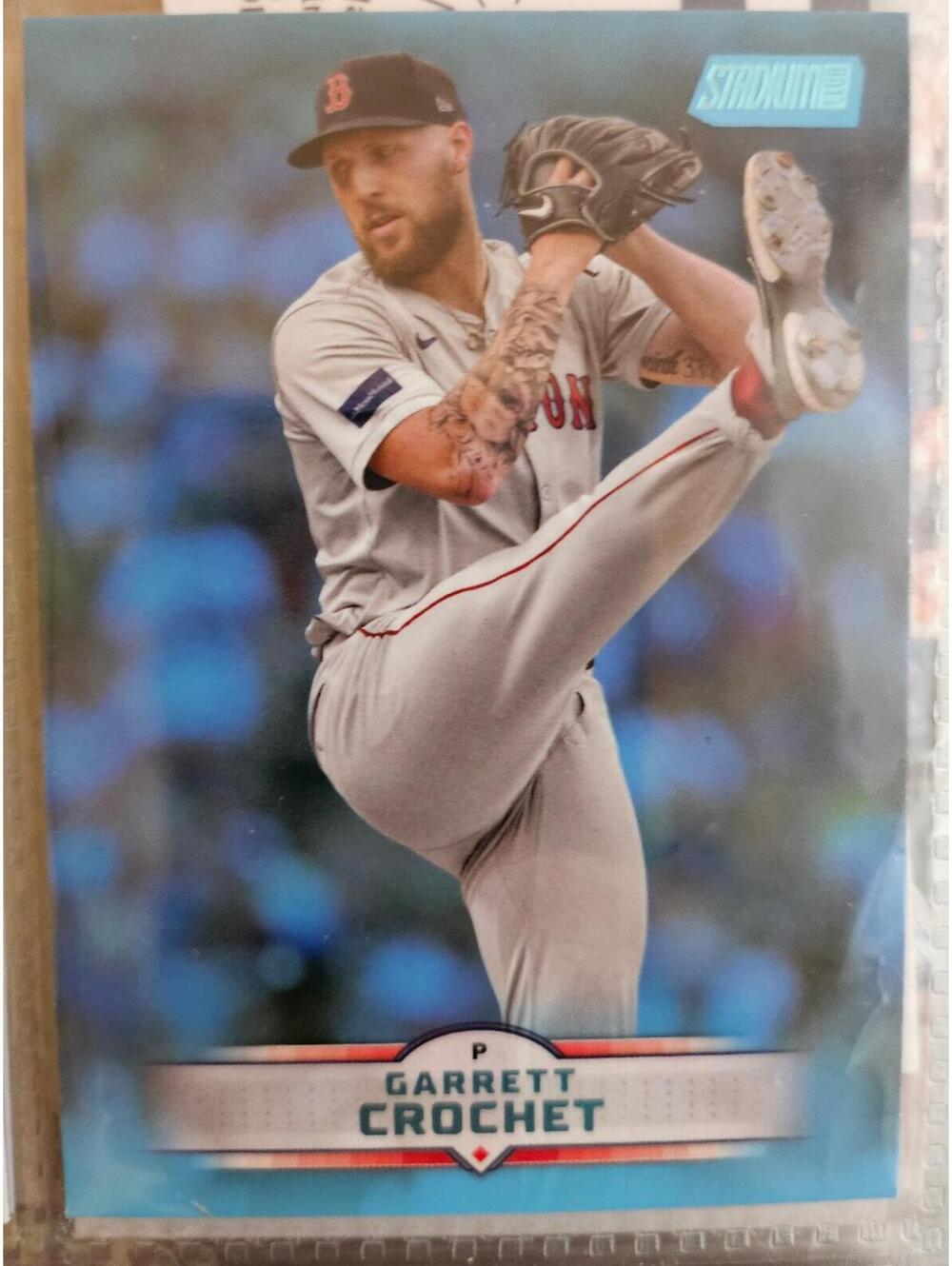 2025 Stadium Club Light Blue Foil #18 Garrett Crochet Boston Red Sox